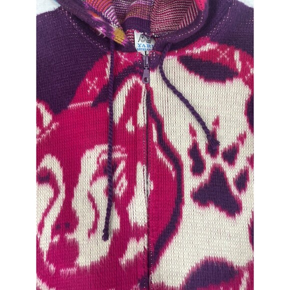 Yari Artesanias Full Zip Wool Sweater Men Size Large Native Southwestern Tribal - Picture 7 of 16